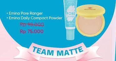 Promo Harga EMINA Pore Ranger/Daily Matte Compact Powder  - Guardian