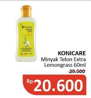Promo Harga KONICARE Minyak Telon Ex-Lemongrass 60 ml - Alfamidi