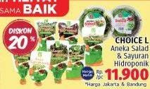 Promo Harga Choice L Aneka Salad & Sayuran Hidroponik  - LotteMart