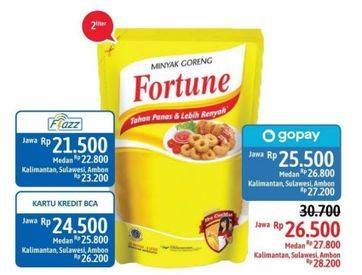 Promo Harga FORTUNE Minyak Goreng 2000 ml - Alfamidi