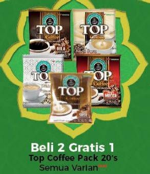 Promo Harga Top Coffee Kopi 20 pcs - Carrefour