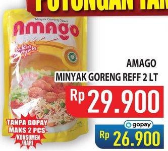 Promo Harga Amago Minyak Goreng 2000 ml - Hypermart