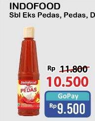 Promo Harga Indofood Sambal Ekstra Pedas, Pedas 275 ml - Alfamart