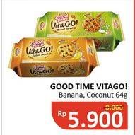 Promo Harga GOOD TIME Vita Go! Banana, Coconut 64 gr - Alfamidi