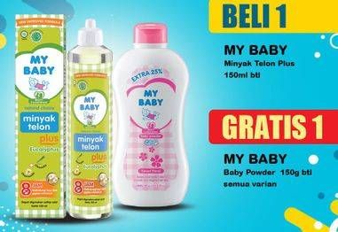 Promo Harga MY BABY Minyak Telon Plus Longer Protection 150 ml - Indomaret