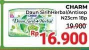 Promo Harga Charm Daun Sirih + Herbal Non Wing 23cm 18 pcs - Alfamidi