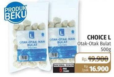 Promo Harga CHOICE L Otak Otak Ikan Bulat 500 gr - Lotte Grosir