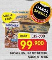 Promo Harga Indomilk Susu UHT Kids All Variants per 40 pcs 115 ml - Superindo