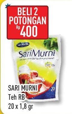 Promo Harga Sariwangi Teh Sari Murni per 2 pouch 20 pcs - Hypermart