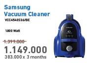 Promo Harga SAMSUNG VCC4540S36 | Canister Vacuum Cleaner  - Electronic City