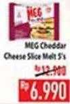 Promo Harga MEG Cheddar Slice Melt 80 gr - Hypermart