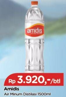 Promo Harga AMIDIS Air Mineral 1500 ml - TIP TOP