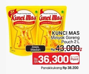 Promo Harga Kunci Mas Minyak Goreng 2000 ml - LotteMart