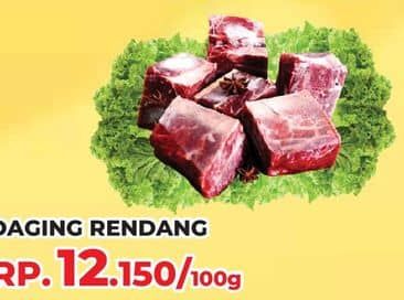 Promo Harga Daging Rendang Sapi per 100 gr - Yogya