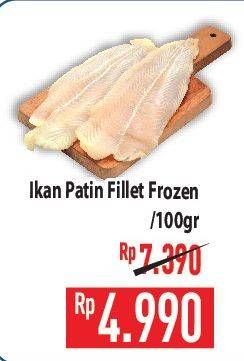 Promo Harga Patin Fillet Frozen per 100 gr - Hypermart