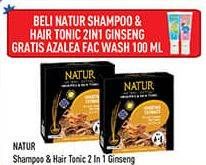 Promo Harga NATUR Shampo / Hair Tonic Ginseng  - Hypermart