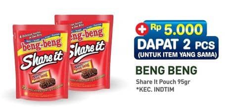 Promo Harga Beng-beng Share It per 10 pcs 9 gr - Hypermart