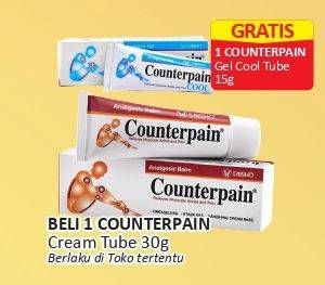 Promo Harga COUNTERPAIN Obat Gosok Cream 30 gr - Alfamart