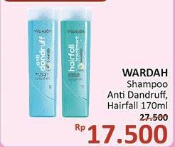 Promo Harga WARDAH Shampoo Anti Dandruff, Hair Fall 170 ml - Alfamidi