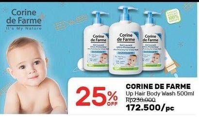 Promo Harga CORINE DE FARME Gel Lavant Ultra Protector Hair & Body Wash 500 ml - Guardian