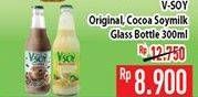 Promo Harga Original / Cocoa Soymilk Glass Bottle 300ml  - Hypermart