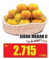 Promo Harga Jeruk Medan C per 100 gr - Hari Hari