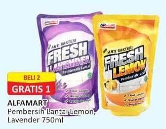 Promo Harga ALFAMART Pembersih Lantai Lavender, Lemon 750 ml - Alfamart