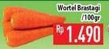 Promo Harga Wortel Berastagi per 100 gr - Hypermart