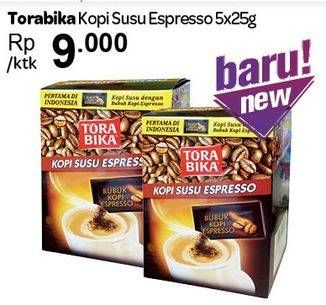 Promo Harga Torabika Kopi Susu Espresso 5 pcs - Carrefour