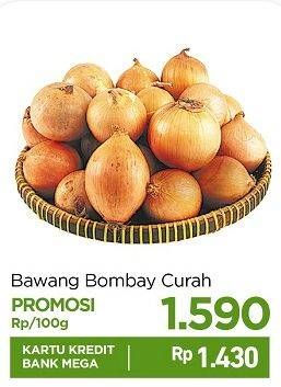 Promo Harga Bawang Bombay Curah per 100 gr - Carrefour