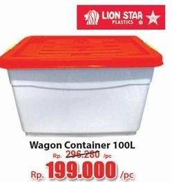 Promo Harga Lion Star Wagon Container 100000 ml - Hari Hari