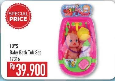 Promo Harga Toys Baby Bathtub Set 17316  - Hypermart