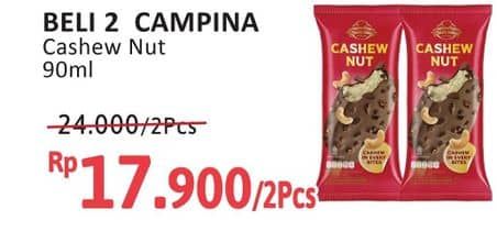 Promo Harga Campina Cashew Nut 90 ml - Alfamidi