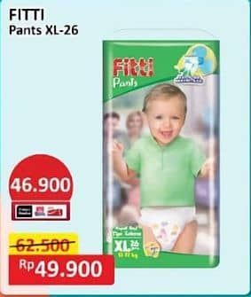 Promo Harga Fitti Pants XL26 26 pcs - Alfamart