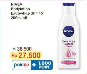 Promo Harga Nivea Body Lotion UV Extra Whitening SPF 15 200 ml - Indomaret