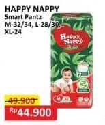 Promo Harga Happy Nappy Smart Pantz Diaper M34, M32, L28, L30, XL24 24 pcs - Alfamart