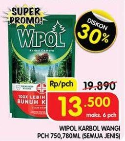 Promo Harga Wipol Karbol Wangi All Variants 750 ml - Superindo