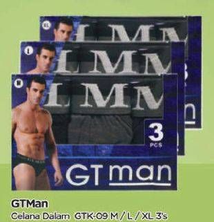 Promo Harga GT MAN Celana Dalam Pria GTK09 3 pcs - TIP TOP
