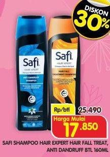 Promo Harga Safi Shampoo Hair Fall Treat, Anti Dandruff 160 ml - Superindo