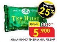 Promo Harga Kepala Djenggot Teh Seduh Green Tea 50 gr - Superindo