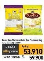 Beras RAJA PLATINUM/GOLD RICE Platinum 5kg