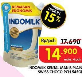 Promo Harga Indomilk Susu Kental Manis Cokelat 545 gr - Superindo