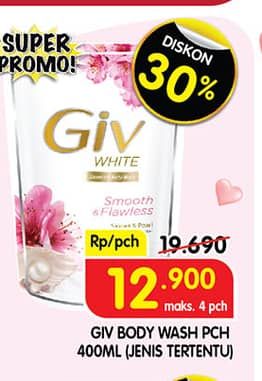 Promo Harga GIV Body Wash 400 ml - Superindo