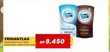 Promo Harga Frisian Flag Susu Kental Manis Cokelat, Putih 280 gr - Yogya