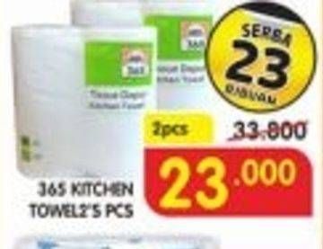 Promo Harga 365 Kitchen Towel Tissue per 2 pouch 2 pcs - Superindo