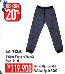 Promo Harga LADIES KLAS Celana Panjang Wanita M-XL  - Hypermart