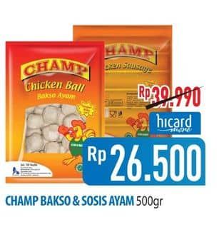 Promo Harga Champ Sosis/Bakso  - Hypermart