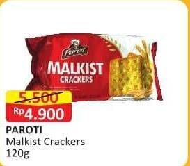 Promo Harga PAROTI Malkist Crackers 120 gr - Alfamart