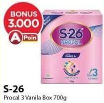 Promo Harga S26 Procal Susu Pertumbuhan Vanilla 700 gr - Alfamart