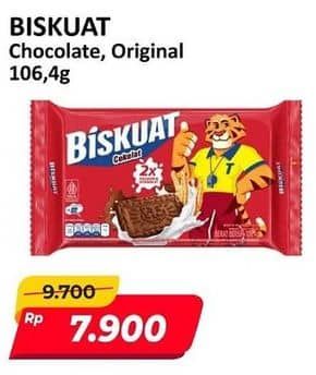 Promo Harga Biskuat Energi Coklat, Original 106 gr - Alfamart